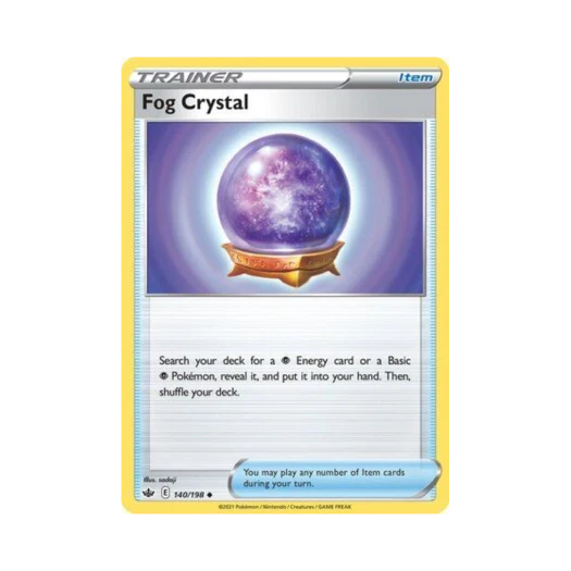 포켓몬 TCG 안개의 수정 U 칠링 레인 (영문판)