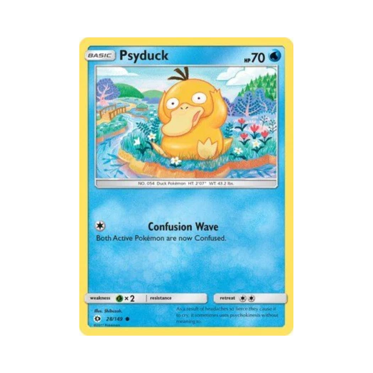 포켓몬 TCG 고라파덕 C 썬 & 문 (영문판)