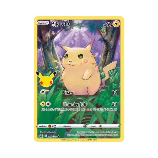 포켓몬 TCG 피카츄 RH 셀레브레이션즈 (영문판) 카드 이미지