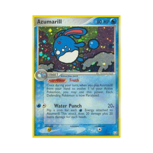 포켓몬 TCG 마릴리 RH EX 로켓단 리턴즈 (영문판)