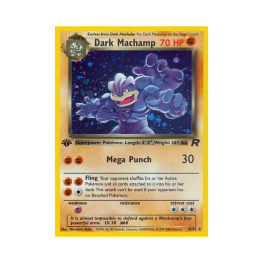 포켓몬 TCG 다크 괴력몬 RH 로켓단 (영문판)