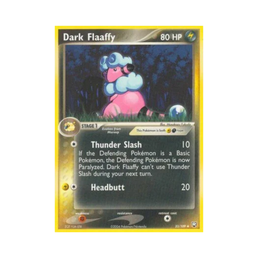 Pokemon TCG Dark Flaaffy U EX Team Rocket Returns (English Ver.)