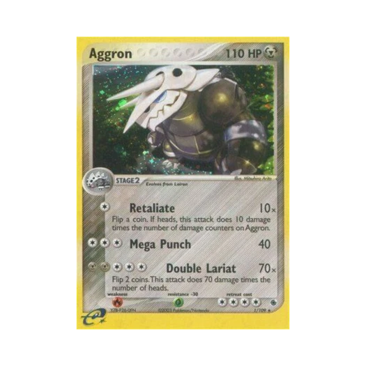 Pokemon TCG Aggron RH EX Ruby & Sapphire (English Ver.)