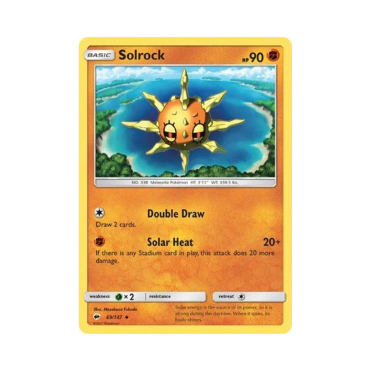 Pokemon TCG Solrock U Burning Shadows (English Ver.)