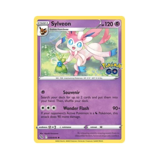 포켓몬 TCG 님피아 RH 포켓몬 고 (영문판)