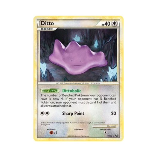 포켓몬 TCG 메타몽 R 트라이엄펀트 (영문판)