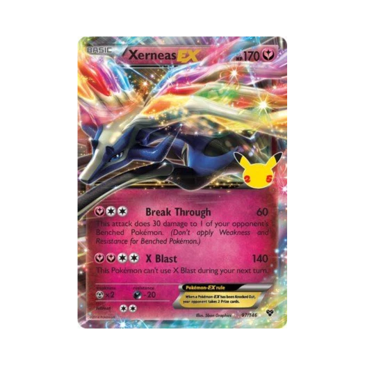 Pokemon TCG Xerneas EX RH Celebrations (English Ver.)