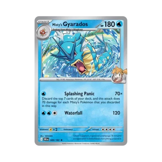 Pokemon TCG Misty's Gyarados R Destined Rivals (English Ver.)