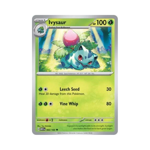 Pokemon TCG Ivysaur U Scarlet & Violet 151 (English Ver.)