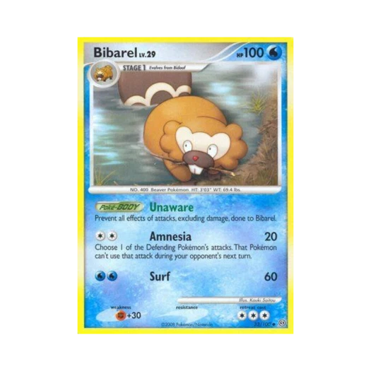 Pokemon TCG Bibarel U Stormfront (English Ver.)