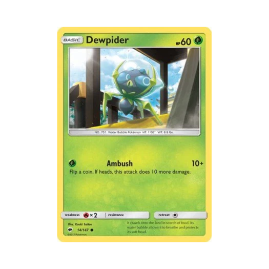 포켓몬 TCG 물거미 C 버닝 쉐도우 (영문판)