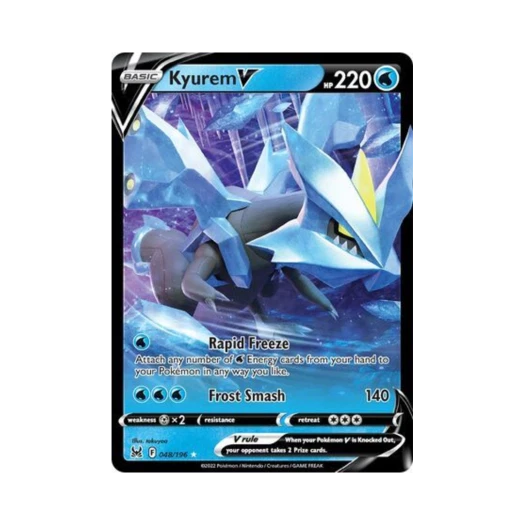 포켓몬 TCG 큐레무 V HRV 로스트 오리진 (영문판)
