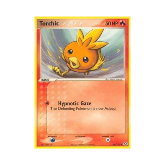 포켓몬 TCG 아차모 C EX 에메랄드 (영문판)