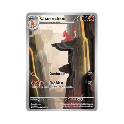 포켓몬 TCG 리자드 IR 스칼렛 & 바이올렛 151 (영문판) 카드 이미지