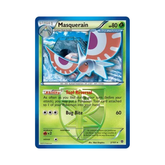 포켓몬 TCG 비나방 R 플라스마 블라스트 (영문판)