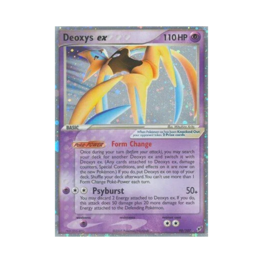 포켓몬 TCG 테오키스 ex RHe EX 테오키스 (영문판)