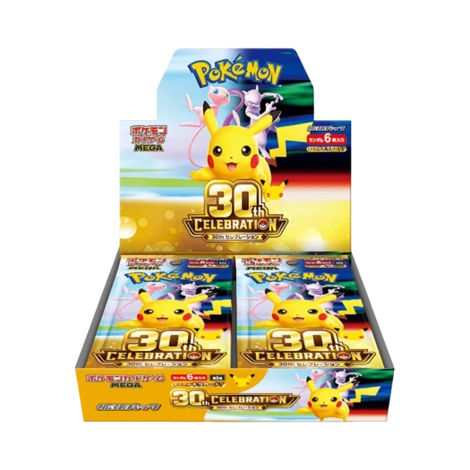 [논 슈링크] 포켓몬 TCG 메가 확장팩 30주년 기념팩 1 박스 (20팩/일어판)