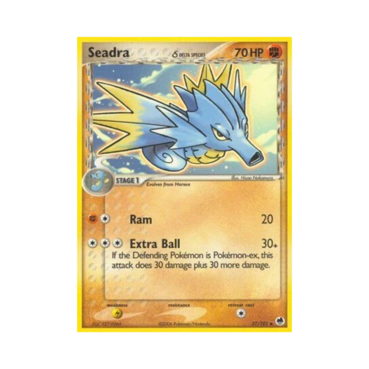 포켓몬 TCG 시드라 U EX 드래곤 프론티어스 (영문판)