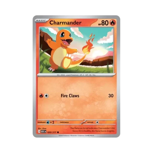 Pokemon TCG Charmander C Mega Evolution Ascended Heroes (English Ver.)