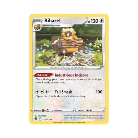 Pokemon TCG Bibarel RH Brilliant Stars (English Ver.)