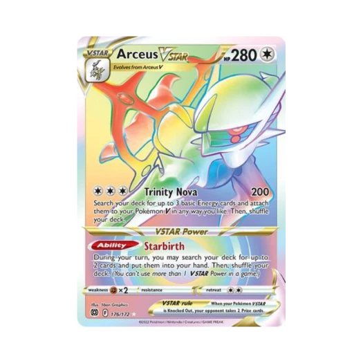 Pokemon TCG Arceus VSTAR RR Brilliant Stars (English Ver.)