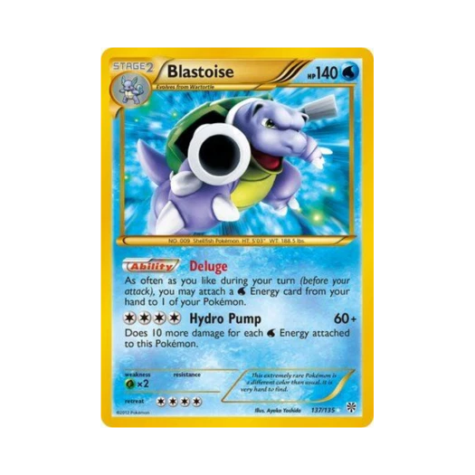 포켓몬 TCG 거북왕 RS 플라스마 스톰 (영문판)