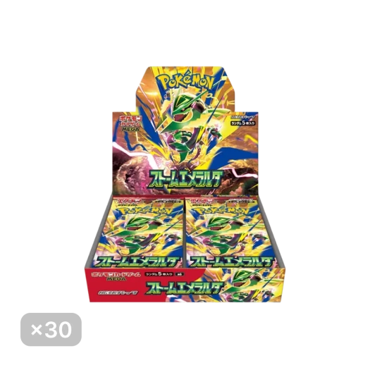 포켓몬 TCG 메가 확장팩 스톰에메랄다 30 박스 (900팩/일어판)
