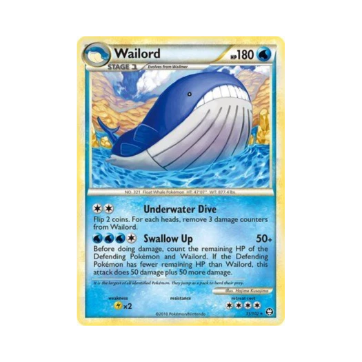 포켓몬 TCG 고래왕 R 트라이엄펀트 (영문판)