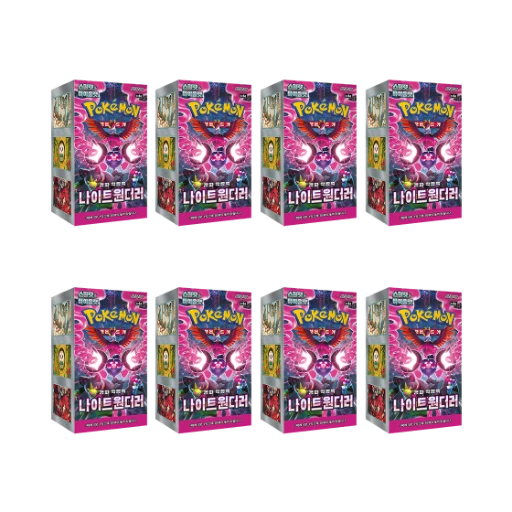포켓몬 TCG 스칼렛 & 바이올렛 강화 확장팩 나이트원더러 8박스 (총 240팩/한글판)
