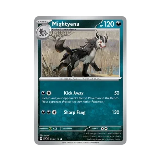 Pokemon TCG Mightyena U Mega Evolution Ascended Heroes (English Ver.)