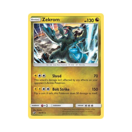 Pokemon TCG Zekrom RH Dragon Majesty (English Ver.)