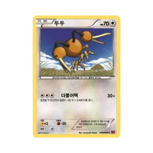포켓몬 TCG 두두 C Y컬렉션 (한글판)