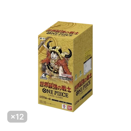 원피스 TCG OP-17 부스터팩 세계 최강의 전사 12 박스 (288팩/일어판) 상품 이미지