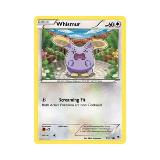 Pokemon TCG Whismur C Phantom Forces (English Ver.)
