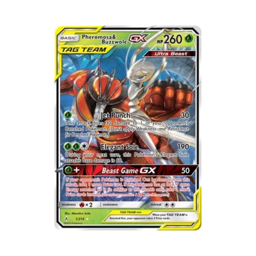 포켓몬 TCG 페로코체 & 매시붕 GX RHG 언브로큰 본즈 (영문판)