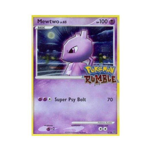 Pokemon TCG Mewtwo Pokemon Rumble (English Ver.)