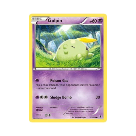 Pokemon TCG Gulpin C Phantom Forces (English Ver.)