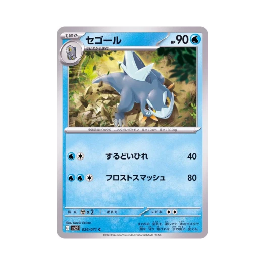 포켓몬 TCG 드니꽁 C 스노해저드 (일어판)