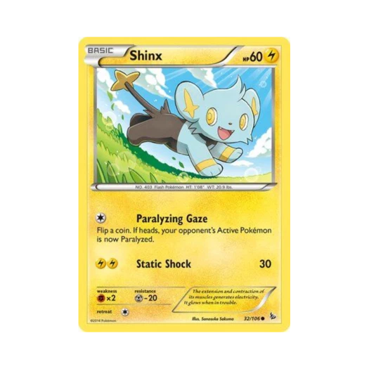 포켓몬 TCG 꼬링크 C 플래시파이어 (영문판)