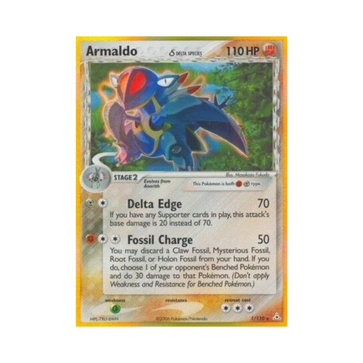 포켓몬 TCG 아말도 RH EX 홀론 팬텀 (영문판)