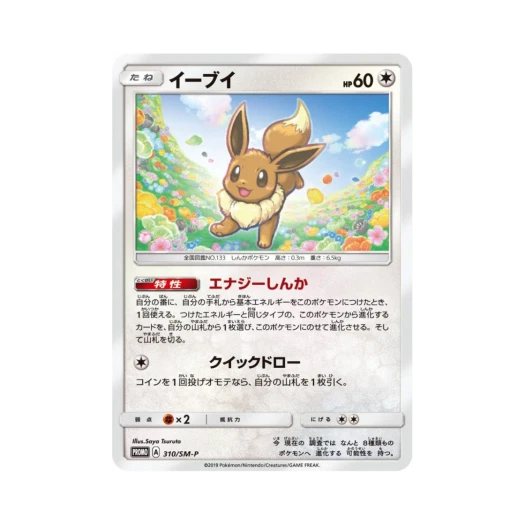 Pokemon TCG Eevee P Sun & Moon Promos (Japanese Ver.)