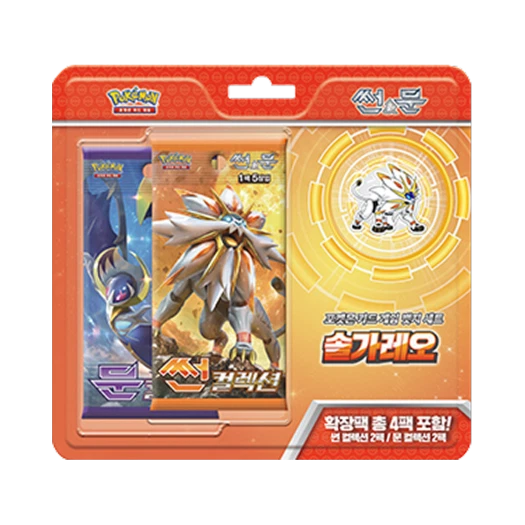 포켓몬 TCG 썬&문 뱃지 세트 솔가레오 박스 (한글판) 카드 이미지