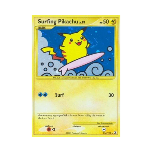 Pokemon TCG Surfing Pikachu RS Rising Rivals (English Ver.)