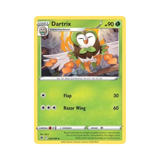 포켓몬 TCG 빼미스로우 U 아스트랄 레디안스 (영문판)