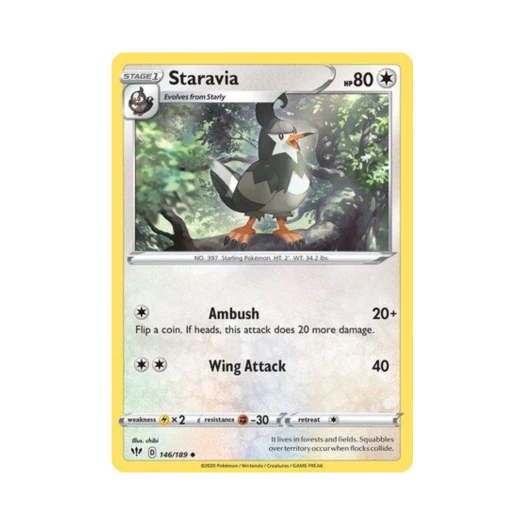 포켓몬 TCG 찌르버드 U 다크니스 어블레이즈 (영문판)