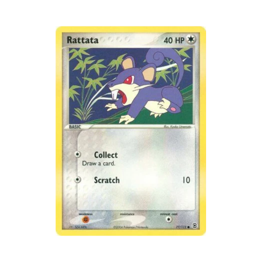 포켓몬 TCG 꼬렛 C EX 파이어레드 & 리프그린 (영문판)