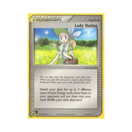 Pokemon TCG Lady Outing U EX Ruby & Sapphire (English Ver.)