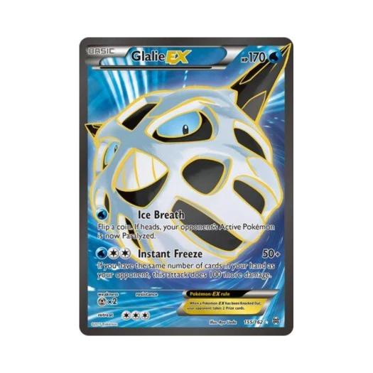 Pokemon TCG Glalie EX RU BREAKthrough (English Ver.)