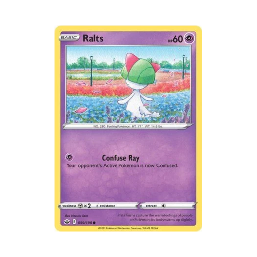 포켓몬 TCG 랄토스 C 칠링 레인 (영문판)
