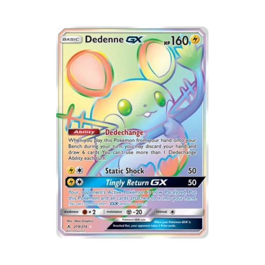 포켓몬 TCG 데덴네 GX RR 언브로큰 본즈 (영문판)
